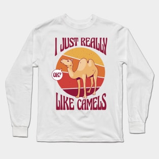 Camel  P R t shirt Long Sleeve T-Shirt